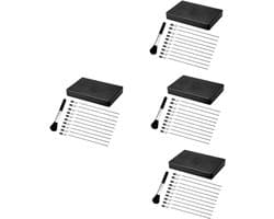 Verf Clips - Krokodillenklemmen - Modelbouw Kleuren - Set van 4 - 18.5 cm - Zwart
