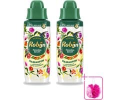 2 x Robijn – Wasparfum – Paradise Secret – 342 ml - Bulkverpakking - Wasparfum - Wasparfum voor kleding