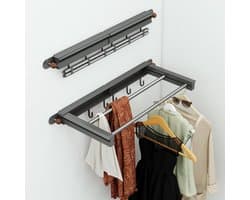 Folding Stainless Steel Drying Rack Balcony Tumble Dryer Extendable for Balcony - ShopVlot