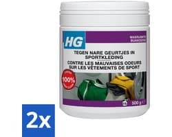 HG Wasmiddel Toevoeging Tegen Nare Geuren In Sportkleding 500 gr - Voordeelverpakking - 2 stuks