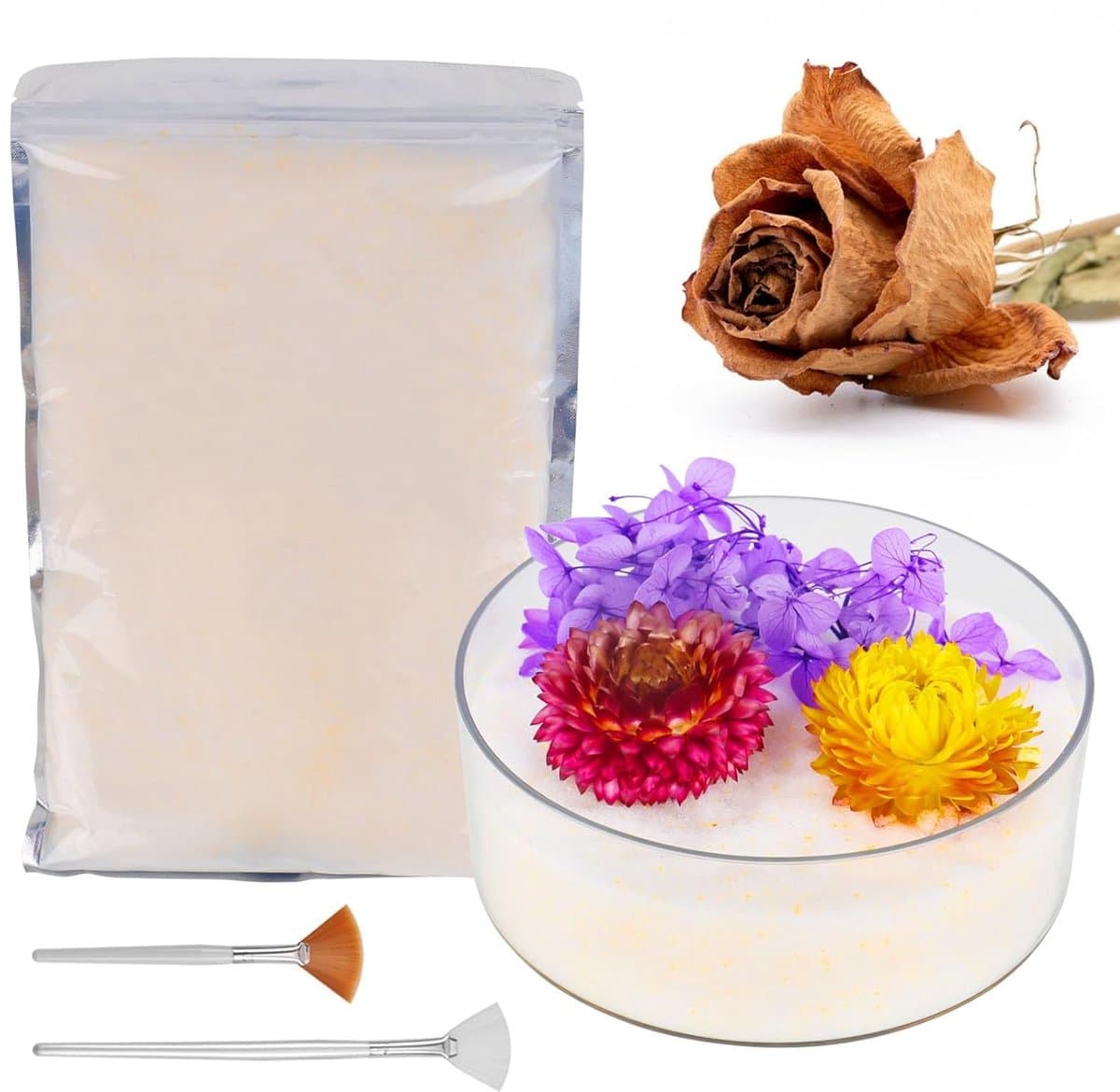 drogen 700 g silicagel voor het drogen van bloemen, silica silicagel — afbeelding 1