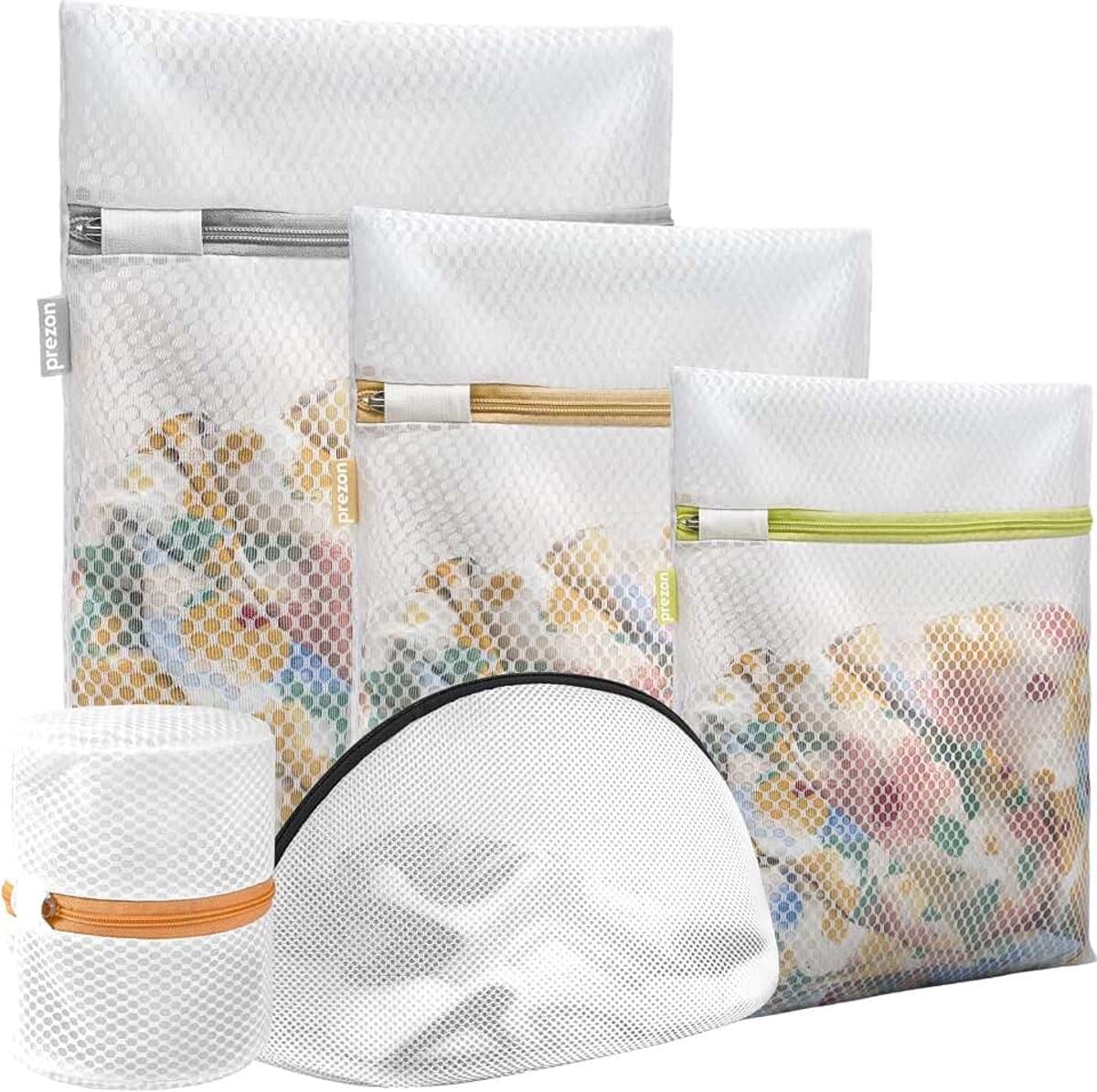 Waszakken, Wasmachine-Waszakken, Herbruikbare En Duurzame Mesh-Waszakken Voor Delicate Blouses, Kousen, Ondergoed, Bh's, Lingerie En Babykleding - 5 Verschillende Maten — afbeelding 1