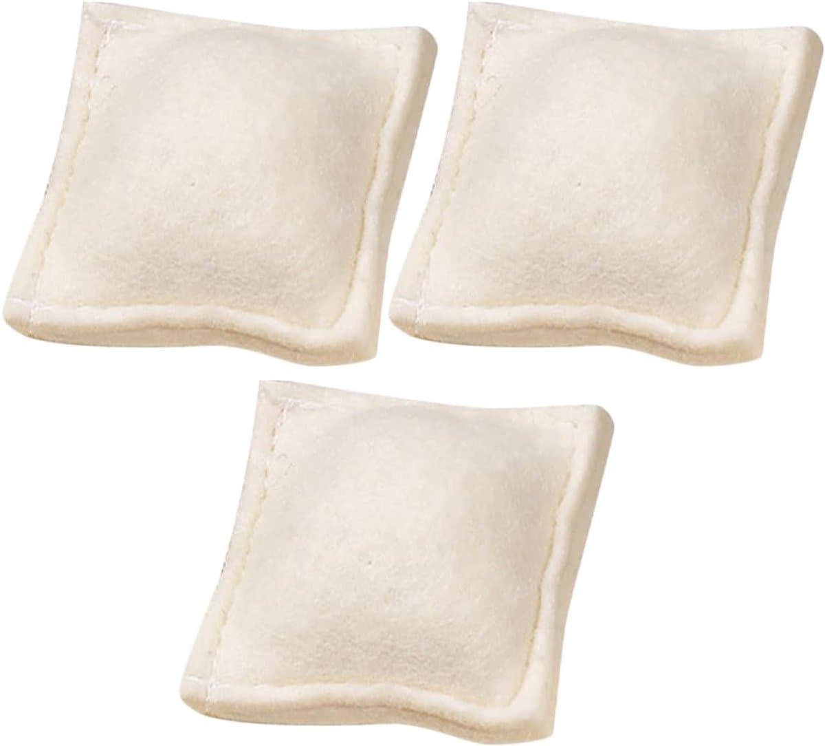 Wasmachine Ballen - Herbruikbare Ballen - Dierenharen Verwijderen - Voorkomt Kleding Klitten - 3 Stuks - Wit — afbeelding 1