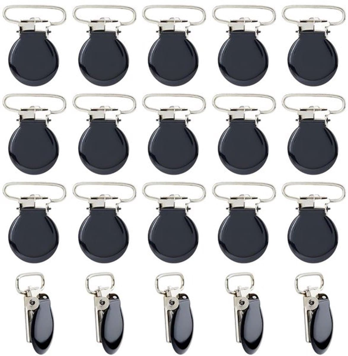 20 stuks ijzeren zware tapijthangclips 3.5x2.8cm zwarte metalen clip voor het ophangen van tapijten wandclips tapijtgrippers zware clips voor tapijt handdoek sjaal — afbeelding 1