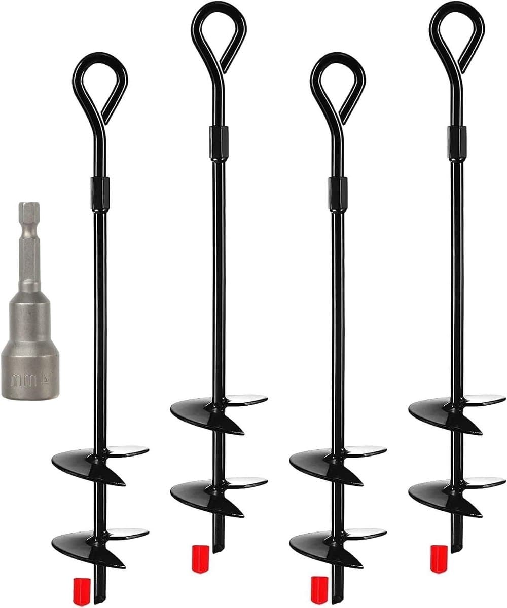 Allecto Plus - Grondankers 40 cm - Anti-roest - 4 stuks — afbeelding 1