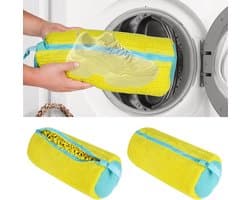 JGS Premium - Schoenen Waszak 2 Stuks voor Sneakers - Dikke Waszak met Ritssluiting - Wasmachine Waszak - Mesh Sneaker Waszak - Schoenwaszak - Shoes Wash Bags