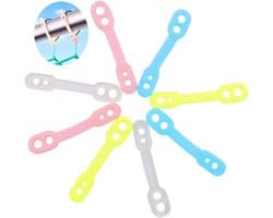 100 winddichte kledinghaken met antislip gespen, anti-val clips en siliconen strips voor buitenhangkoorden