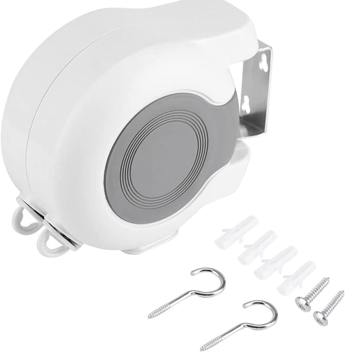 Retractable Clothesline for Clothing Giant Exterior Wall Dryer with 2 Sliding Clotheslines Easy Installation Indoor and Outdoor for Balcony — afbeelding 1