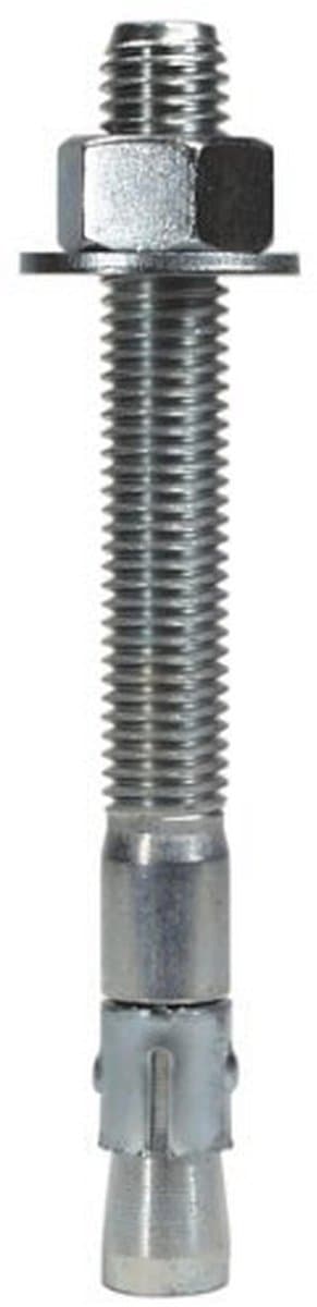 Sterke Stropdas - 8 inch bij 5 inch verzinkt stalen wig - 8-7/8 inch schroefdraadlengte, 50 stuks — afbeelding 1