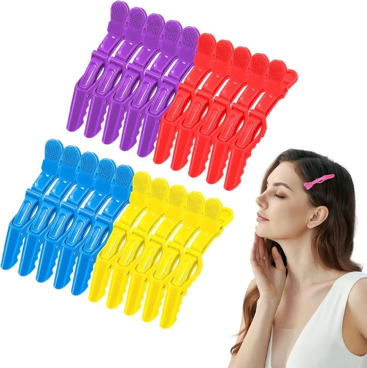 20 Stuks Professionele Styling Haarklemmen voor Dames — afbeelding 1