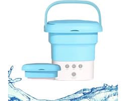 Draagbare Inklapbare Mini Wasmachine met Timer - Ideaal voor Reizen en Kamperen - Ultrasone Wasmachine voor Ondergoed, Sokken, Fruit, Groenten - Capaciteit van 45 Liter - Mini wasmachine — afbeelding 1