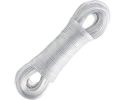 Heavy Duty Waslijn met Stalen Kern - 30 Meter Outdoor Waslijn met 200 kg Draagkracht, Roestvrij en Waterdicht