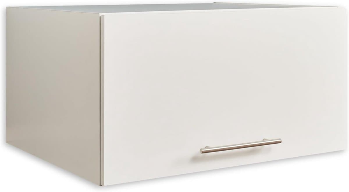 Wasmachinekast Wit Opzetkast voor Boven Wasmachine en Droger - Extra Opbergruimte — afbeelding 1