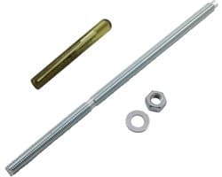 Gegalvaniseerde Ankerstaaf M12 x 300mm voor Metalen En Bliksemankers