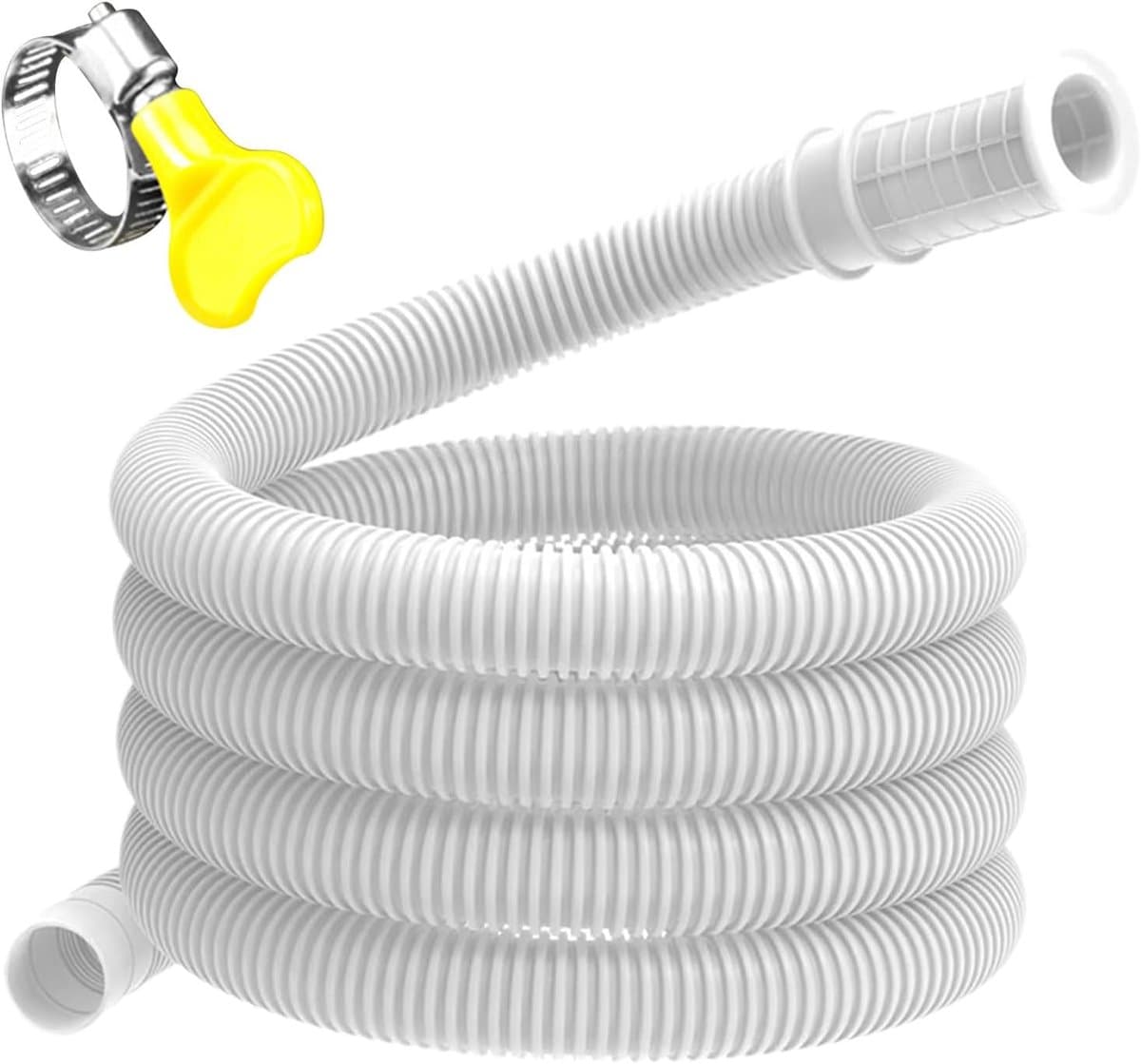 Afvoerslang - Flexibele Buis - Water Afvoeren - Lekvrije Kwaliteit - 16mm Binnendiameter - Beige — afbeelding 1