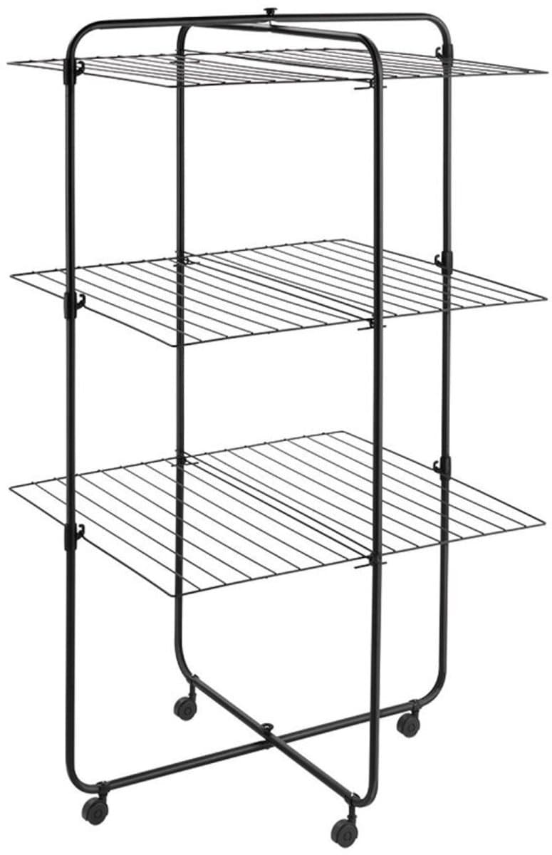 Tomado-Metaltex Dijon Onyx Droogtoren 33 M Drooglengte Zwart — afbeelding 1