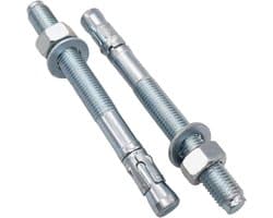Wigankers - Metalen pluggen Ankerbout - Beton Bevestigen - Zelfspannend - M20 x 220 mm - Zilver
