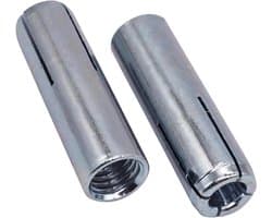 Ankerbouten M12 - Hulzenpluggen - Stevig Bevestigen - Verzinkt Staal - 50mm Lengte