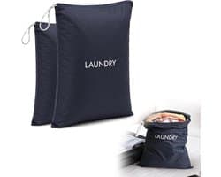 Zolara Waszakken, nylon, waterdicht, opvouwbaar, voor op reis, compatibel met thuis, op reis en op vakantie, lichtblauw - ShopVlot