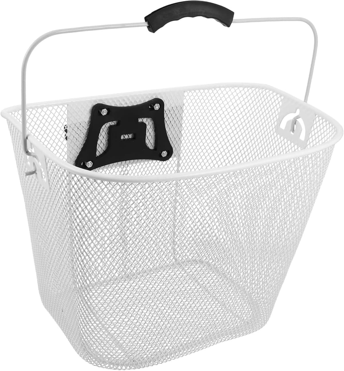 1set Snelle Ontgrendel Iron Mesh Fietsmand Voor Mountainbikes Lichtgewicht Draagbaar Met Grote Opbergruimte Voor Voorste Fiets Handvat Mand Geschikt Voor Winkelen Vervoer — afbeelding 1