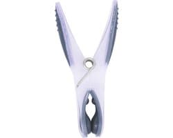 MSV Wasknijpers Wit – 40 Stuks Kunststof Knijpers van Polypropyleen – Praktische Kleerknijpers voor Alle Soorten Wasgoed – 8,5 x 1,6 cm