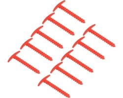 Grondpennen Tent - Stormharingen Haringen - Tent Vastzetten - Windproof Stevige Grip - 10 stuks 5.7 inch - Rood