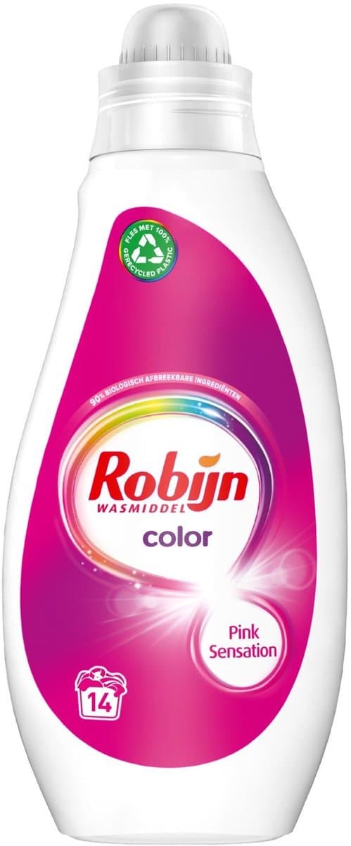 Robijn Vloeibaar Wasmiddel - Color 14 wasbeurten 700ML — afbeelding 1