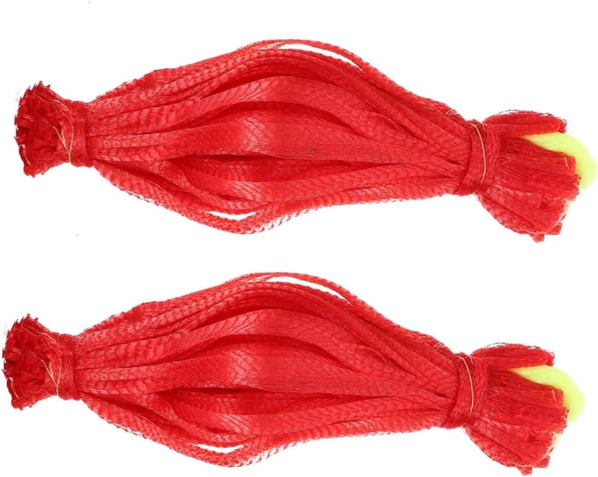 Fruitnetzakken - Opbergzakken Groente - Fruit Bewaren - Sterke Elasticiteit - 35 cm - Rood — afbeelding 1