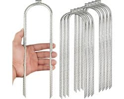 30 cm vloeranker U-vormige spijkers grondpalen-tentharingen-trampoline haringen-tuinharingen-wapeningsstaaf-anker-campingtent (8)