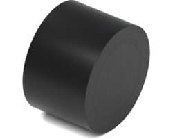 Rubbermagazijn - Trillingsvoet - Type E - 30x20mm - M8 - Set 10 stuks