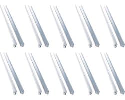 10 set grondankers voor graskant smal 40 x 2,6 x 0,2 cm
