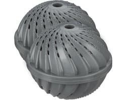 wasbol set van 2 - voor wasmachine - tot 1000x gebruiken - grijs — afbeelding 1